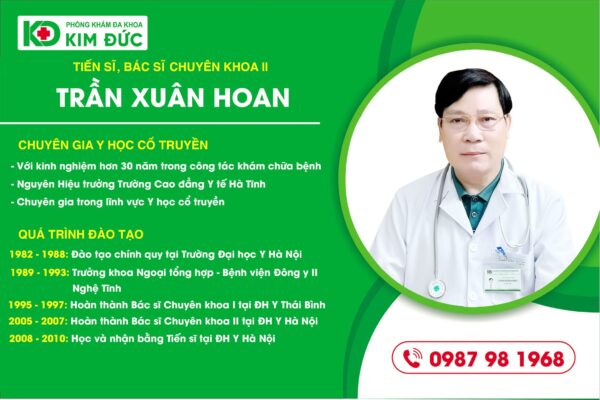 Hình ảnh chân dung của TS.BS.CKII Trần Xuân Hoan