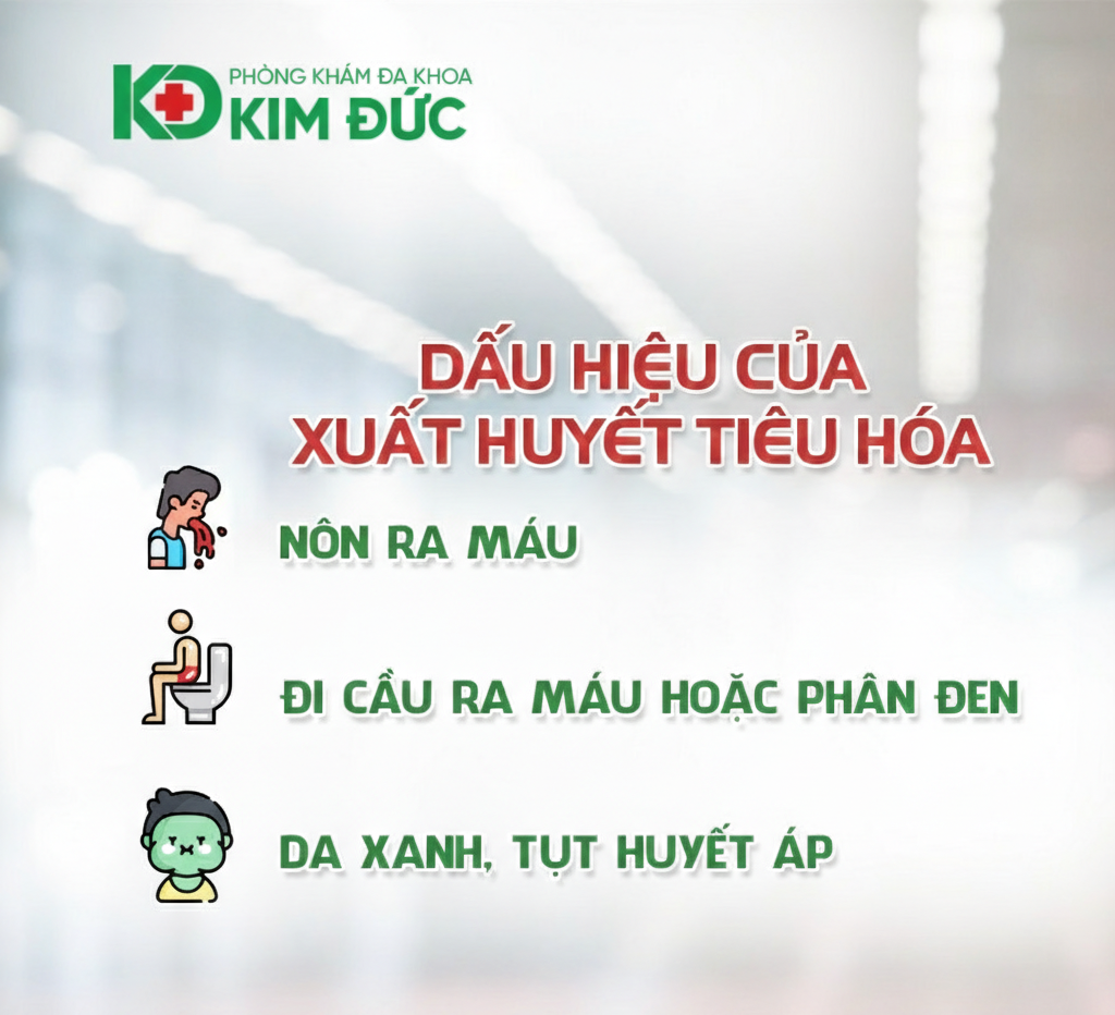 cấp cứu xuất huyết tiêu hoá khi nghi xuất huyết dạ dày