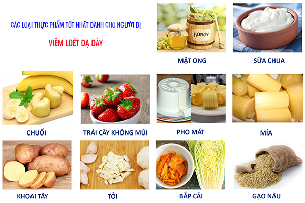 Thực phẩm tốt cho người đau dạ dày dễ tiêu
