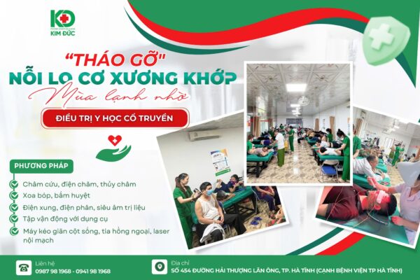 chữa xương khớp bằng phương pháp ý học cổ truyền