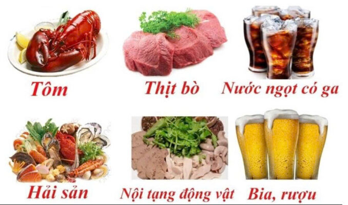 thực phẩm người bệnh gout nên ăn gì để hạn chế cơn đau