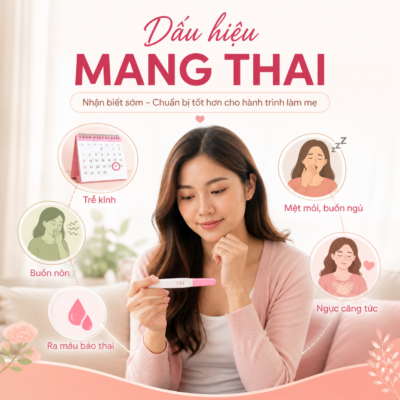 những dấu hiệu mang thai sớm nhất ở phụ nữ